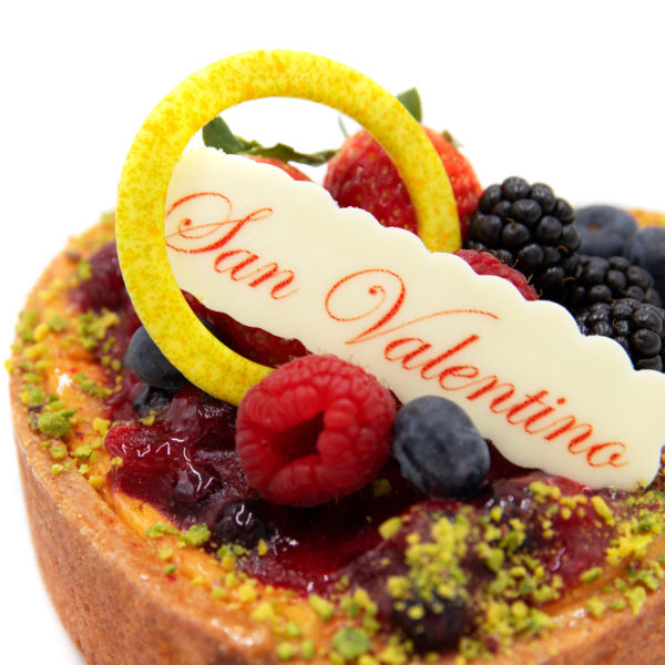Dettaglio Cheesecake frutti di bosco San Valentino